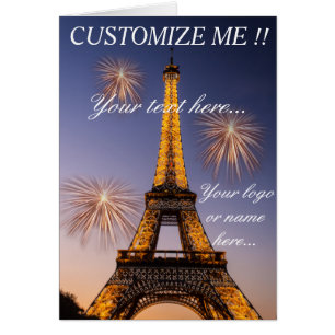 Carte de vœux Paris - Tour Eiffel #2
