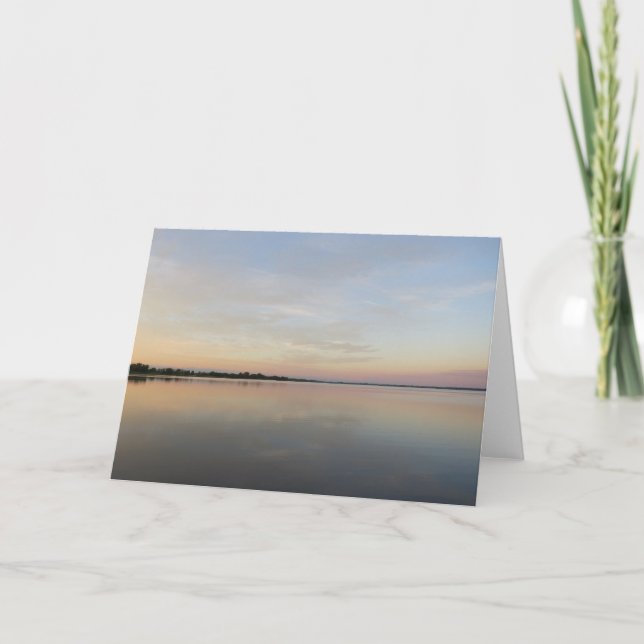 Carte de voeux Pastel Sunset (Devant)