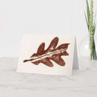 Carte de voeux pays "Brown Oak Lear #2"