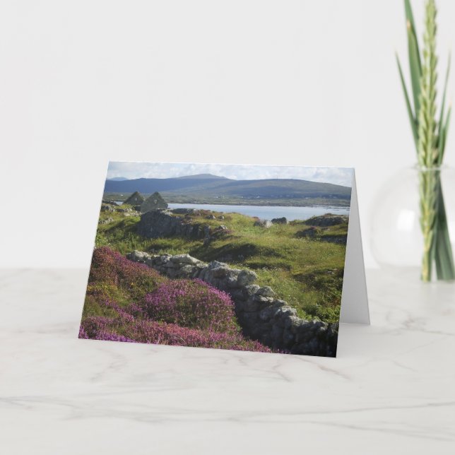 Carte de voeux : Paysage de Connemara (Devant)