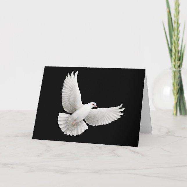 Carte de voeux Peace Dove (Devant)