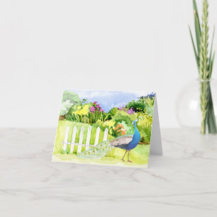 Carte de voeux Peacock All Occasion