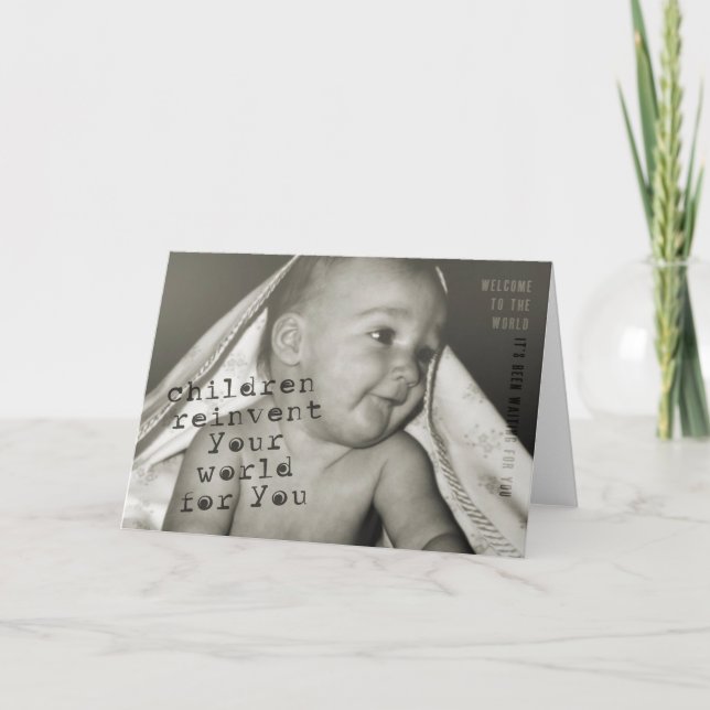 Carte de voeux PEEK-A-BOO (Devant)