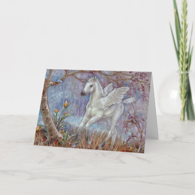 Carte de voeux - Pegasus Foot (Devant)