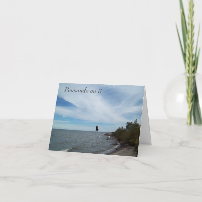 Carte de voeux Pensando en ti (Devant)