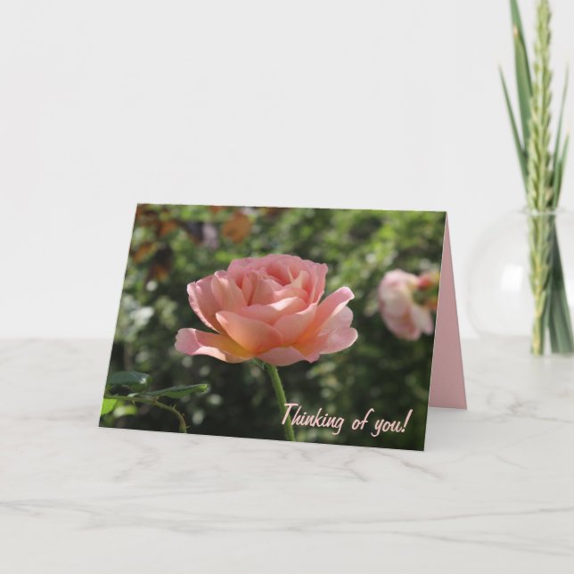 Carte de voeux "Pensez à vous !" (Devant)