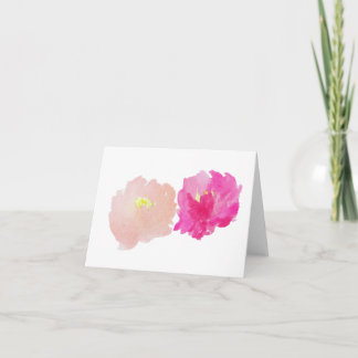 Carte de voeux Peony