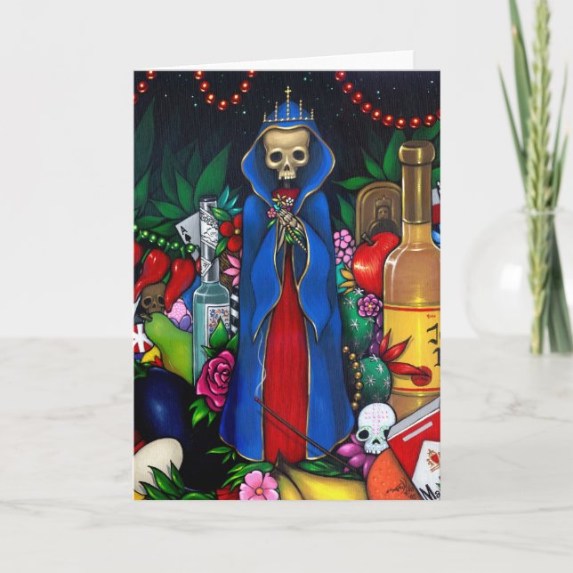 Carte de voeux "Père Noël Muerte" (Devant)