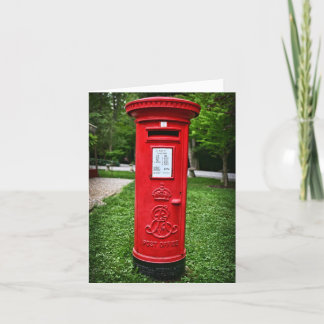 Carte de voeux personnalisable de boîte postale