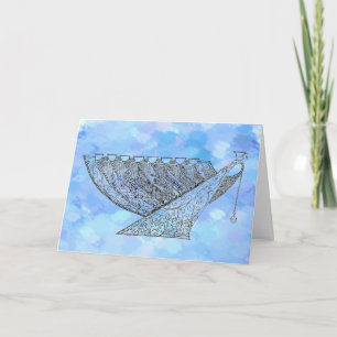 Carte de voeux personnalisable Ornate Chanukah Men