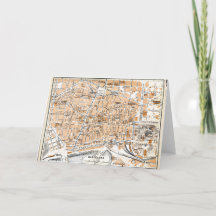 Carte de voeux personnalisable Voyage Barcelone Es