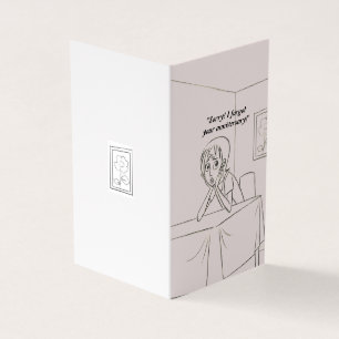 Carte de voeux personnalisée Belated anniversaire