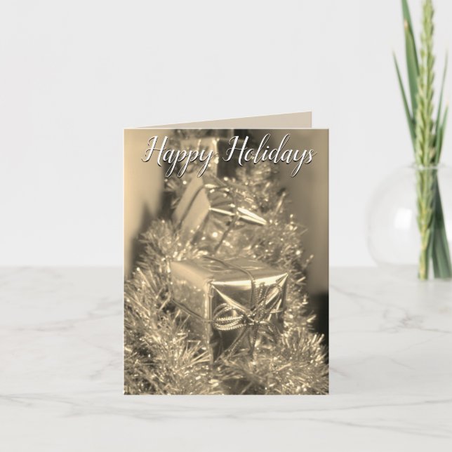 Carte de vœux personnalisée Carte de fêtes Joyeuse (Devant)