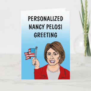 Carte de vœux personnalisée de Nancy Pelosi