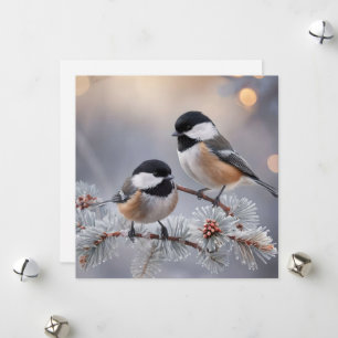 Carte de vœux personnalisée de Noël Boutique Hiver