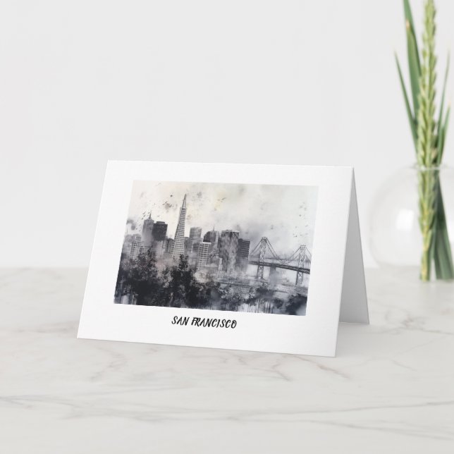 Carte de vœux personnalisée de San Francisco (Devant)