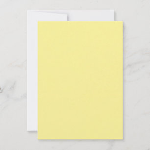 Carte de vœux personnalisée jaune pastel