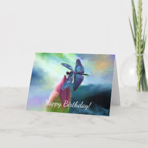 Carte de vœux personnalisée pour anniversaire Libe