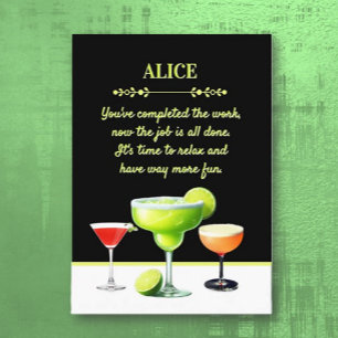 Carte de vœux personnalisée pour le Happy Hour des