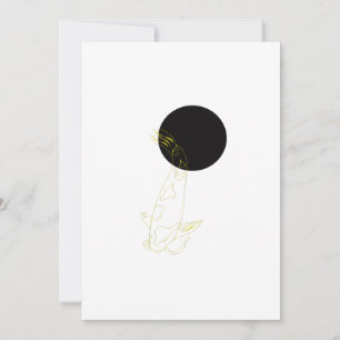 Carte de voeux personnalisée pour le minimalisme d