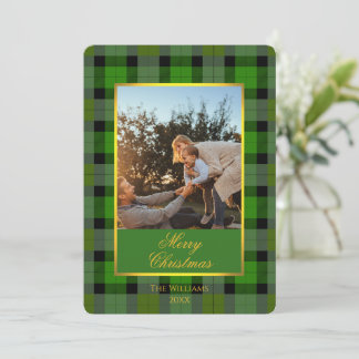 Carte de vœux personnalisée pour les fêtes avec un