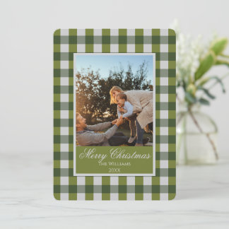 Carte de vœux personnalisée pour les fêtes sur fon