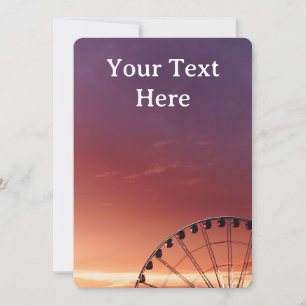 Carte de vœux personnalisée pour les occasions spé