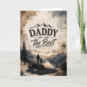 Carte de vœux personnalisée pour Papa Aventure