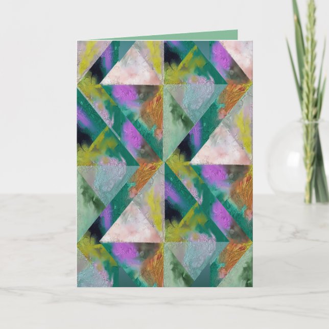 Carte de voeux personnalisée Prism (Devant)