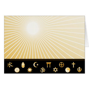 Carte de voeux Personnaliser des religions interna