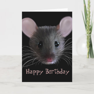 Carte de voeux petite de joyeux anniversaire de