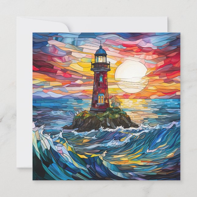 Carte de voeux phare (Devant)