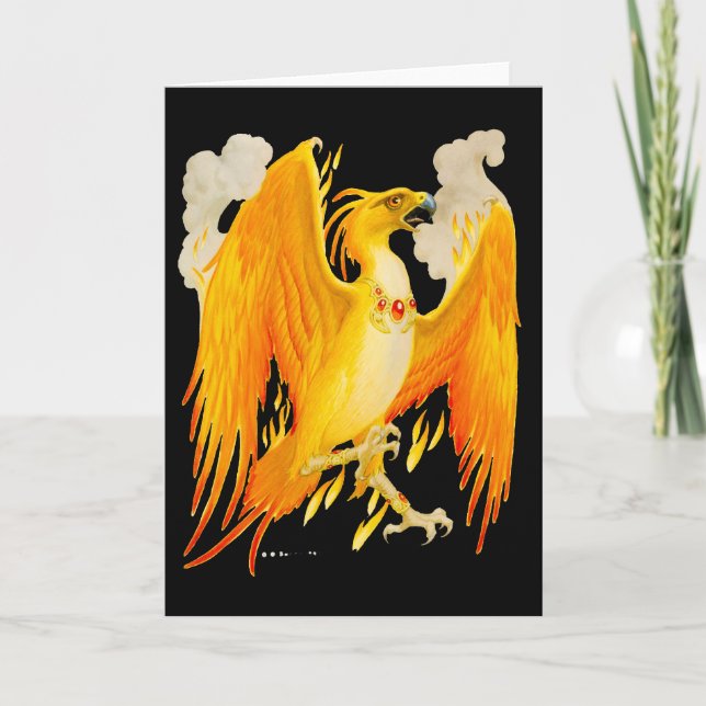 Carte de voeux Phoenix (Devant)
