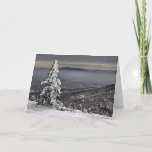 Carte de voeux photo Blue Ridge Mountains