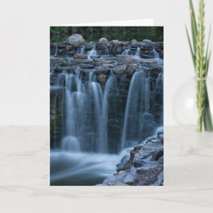 Carte de voeux photo cascade