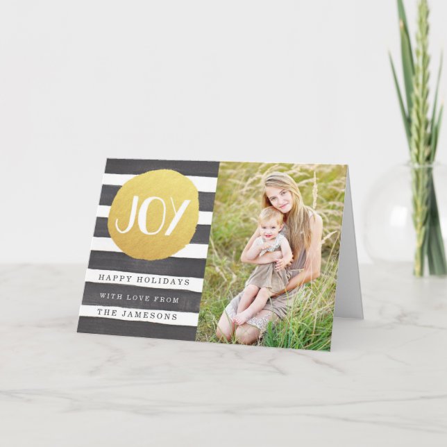 Carte de voeux photo de Noël (Devant)