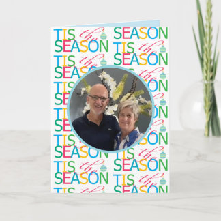 Carte de vœux photo de saison