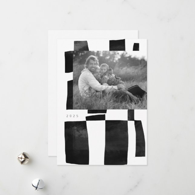 Carte de vœux photo de vacances  (Devant/Arrière en situation)