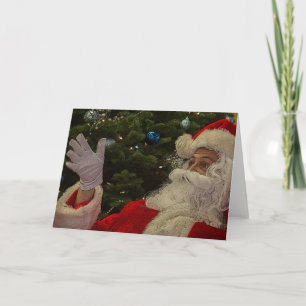 Carte de voeux photo du Père Noël