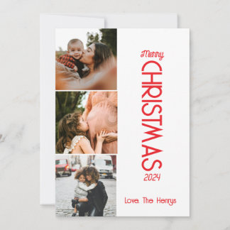 Carte de voeux photo Joyeux Noël