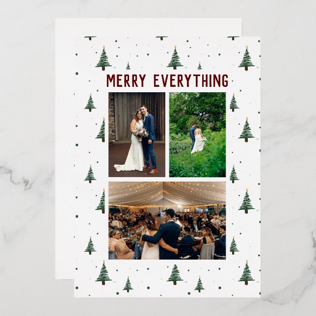 Carte de vœux photo "Joyeux Tout" (Recto/Verso)