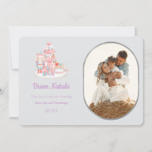 Carte de voeux photo Nutcracker Buon Natale