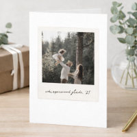 Carte de vœux photo Polaroid | Art vintage personn