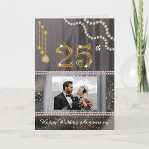 Carte de vœux photo pour le 25e anniversaire   Soi