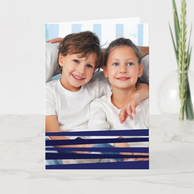 Carte de voeux photo Tallit Rosh Hashanah (Devant)