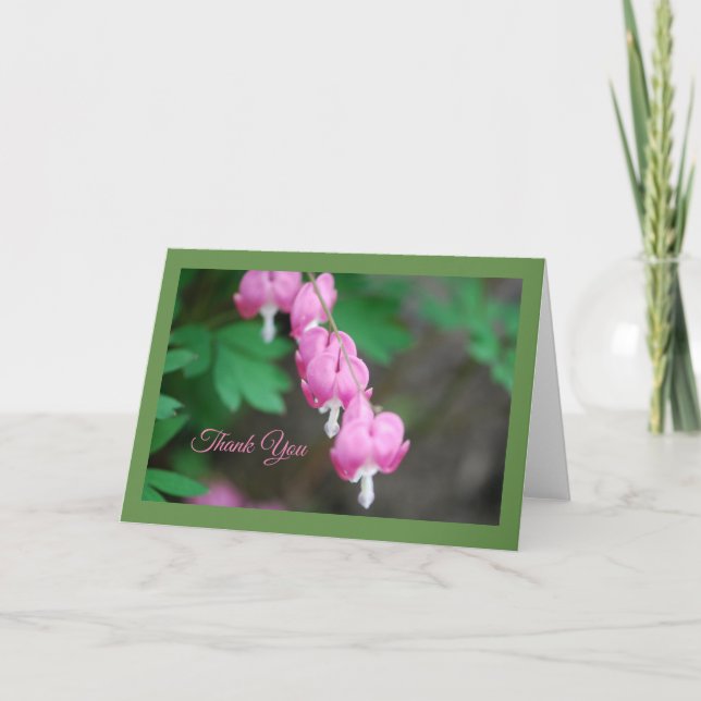 Carte de voeux Pink Bleeding Hearts (Devant)