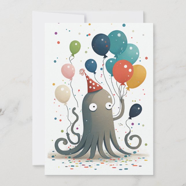 Carte de voeux Pipe Party Flat (Devant)