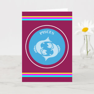 Carte de voeux Pisces