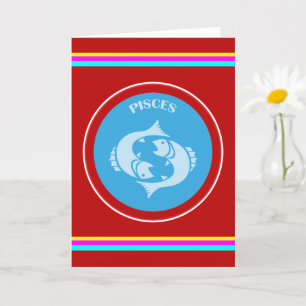 Carte de voeux Pisces