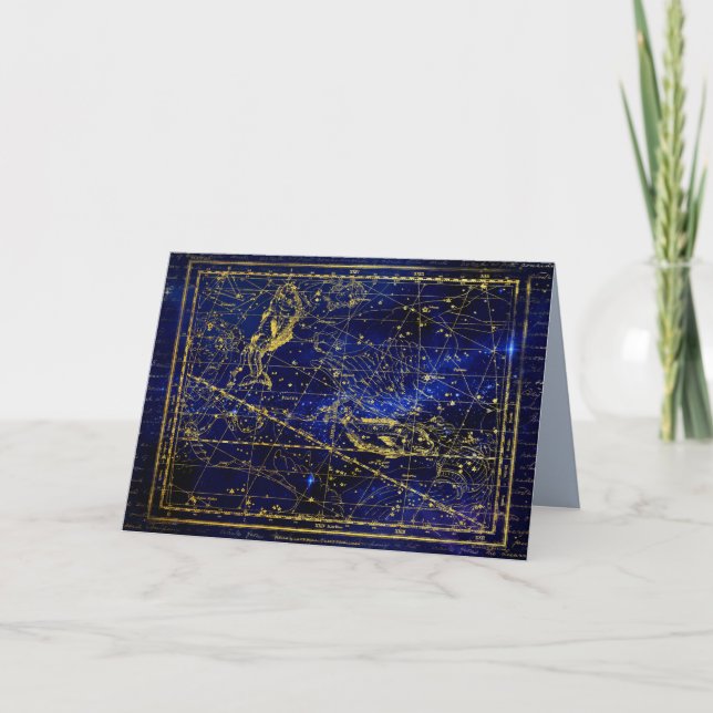 carte de voeux pisces constellation (Devant)